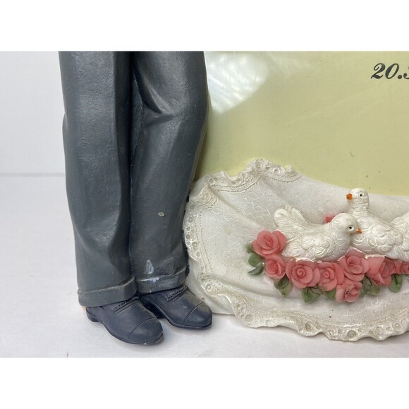 Vintage Montefiori Collection Italy Design Picture Frame Bride & Groom 8x10 - Picture 14 of 16